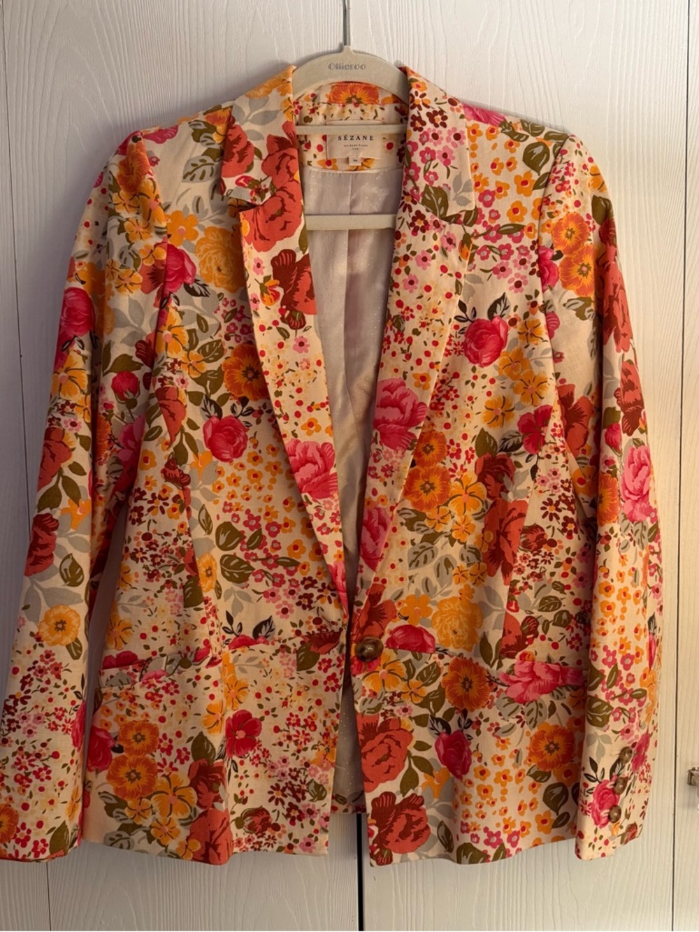 Sezane Gracie Jacket Eden - Size 36 - Picture 3 of 7